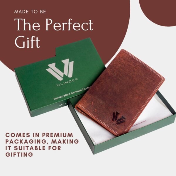 Premium Full Grain Leather Passport Holder - Image 7